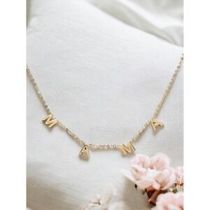 Mama Letter Pendant Necklaces Charms For Women Chain Choker